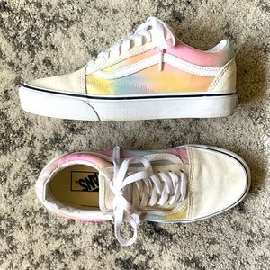 Rainbow Vans Old School Womens Shoes Size 7.5